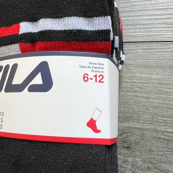 12  Pair Fila Men's Sport-style Qtr Cut Versatility Comfort & Style Socks  10-13 - Picture 2 of 3